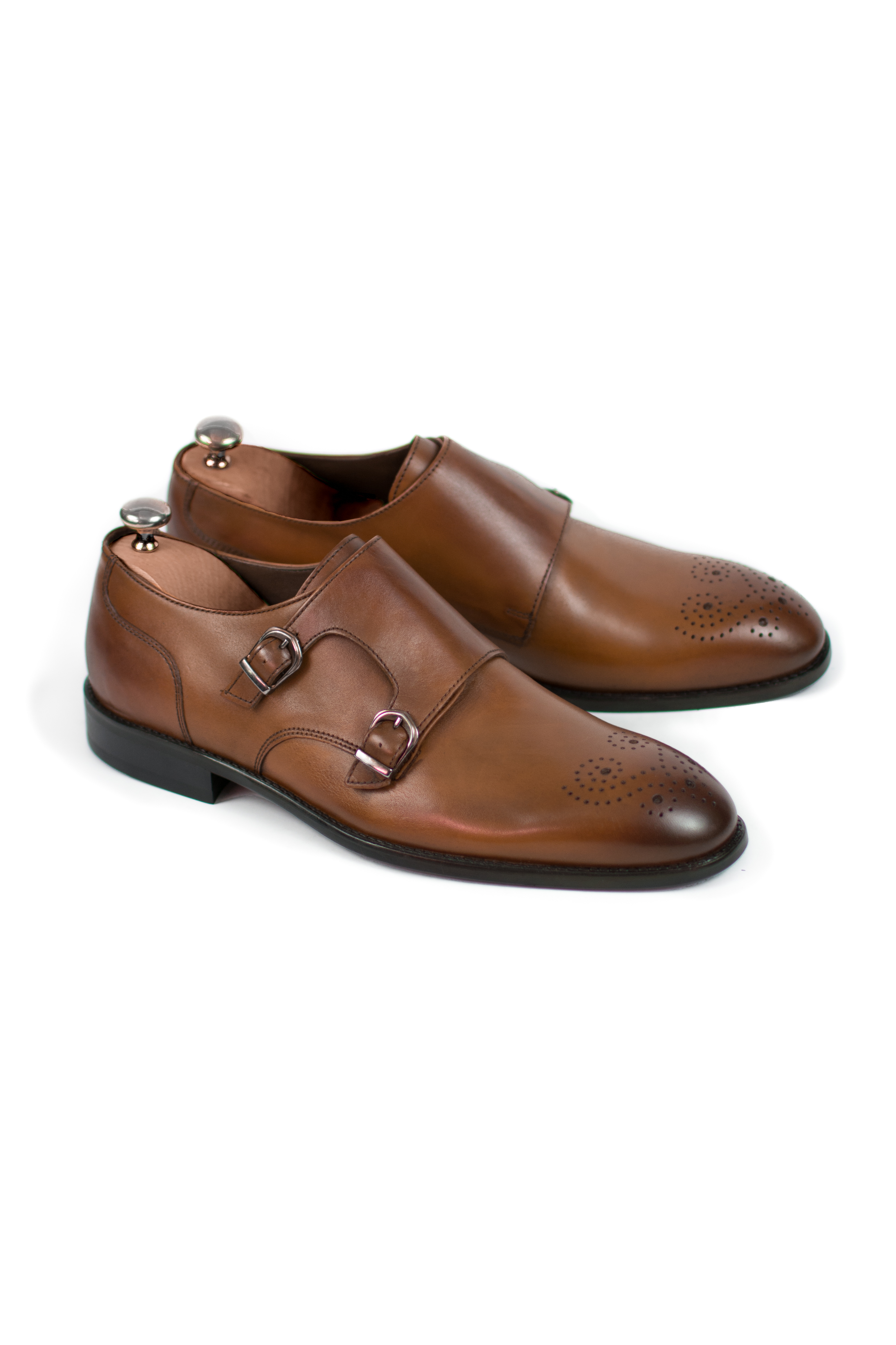 Pantofi Cafenii Double-Monk - MAX Fashion