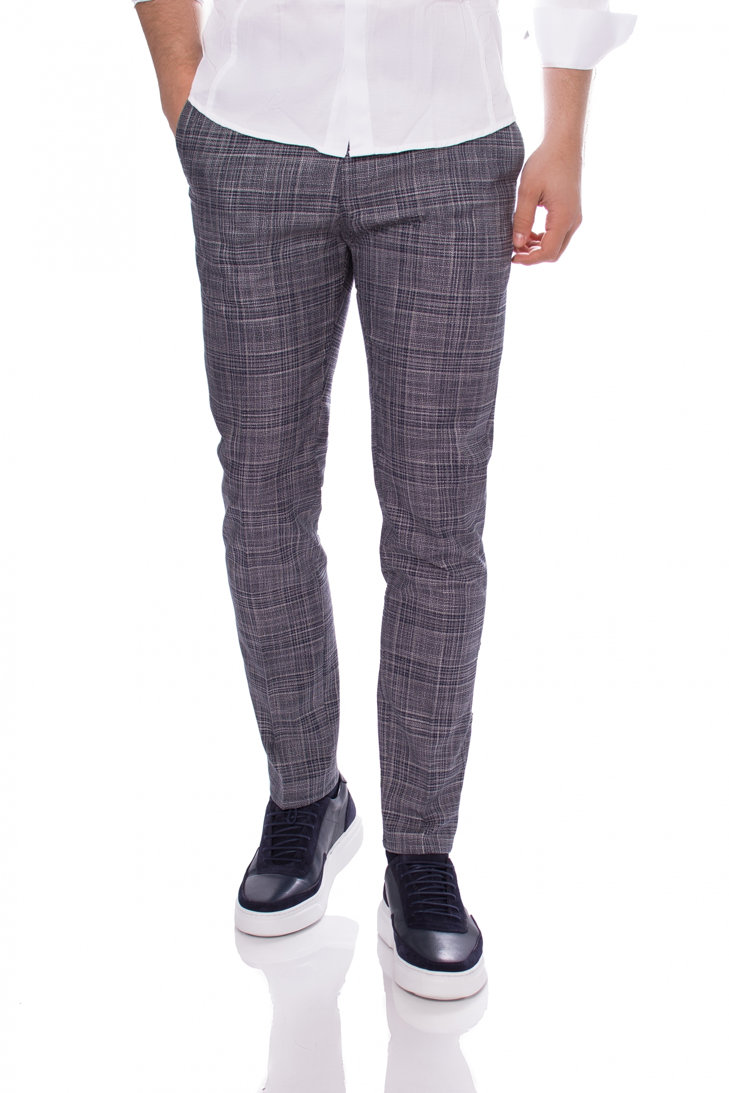 Pantaloni Gri Slimfit Maxfashion