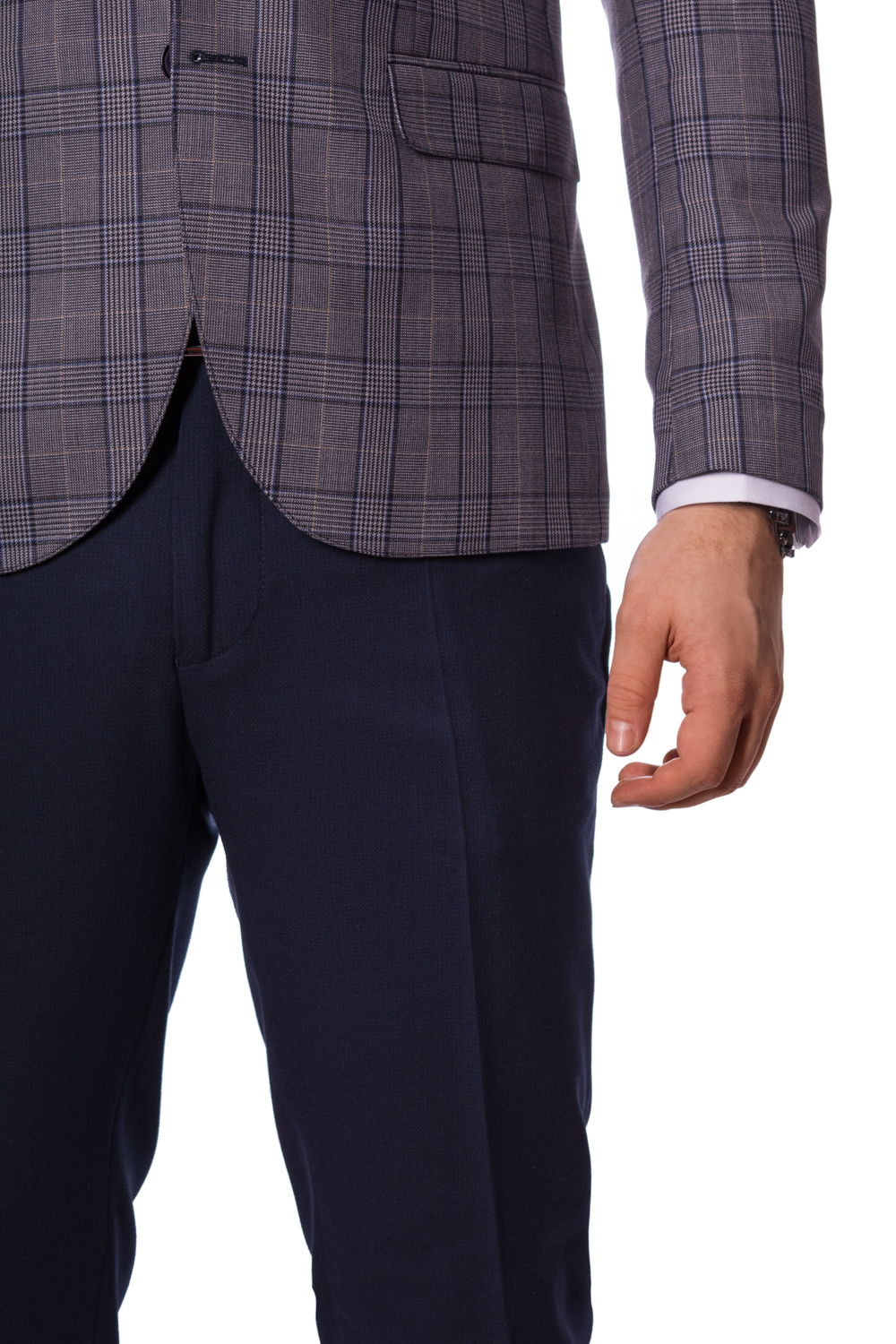 Pantaloni bleumarin barbati max fashion elegant
