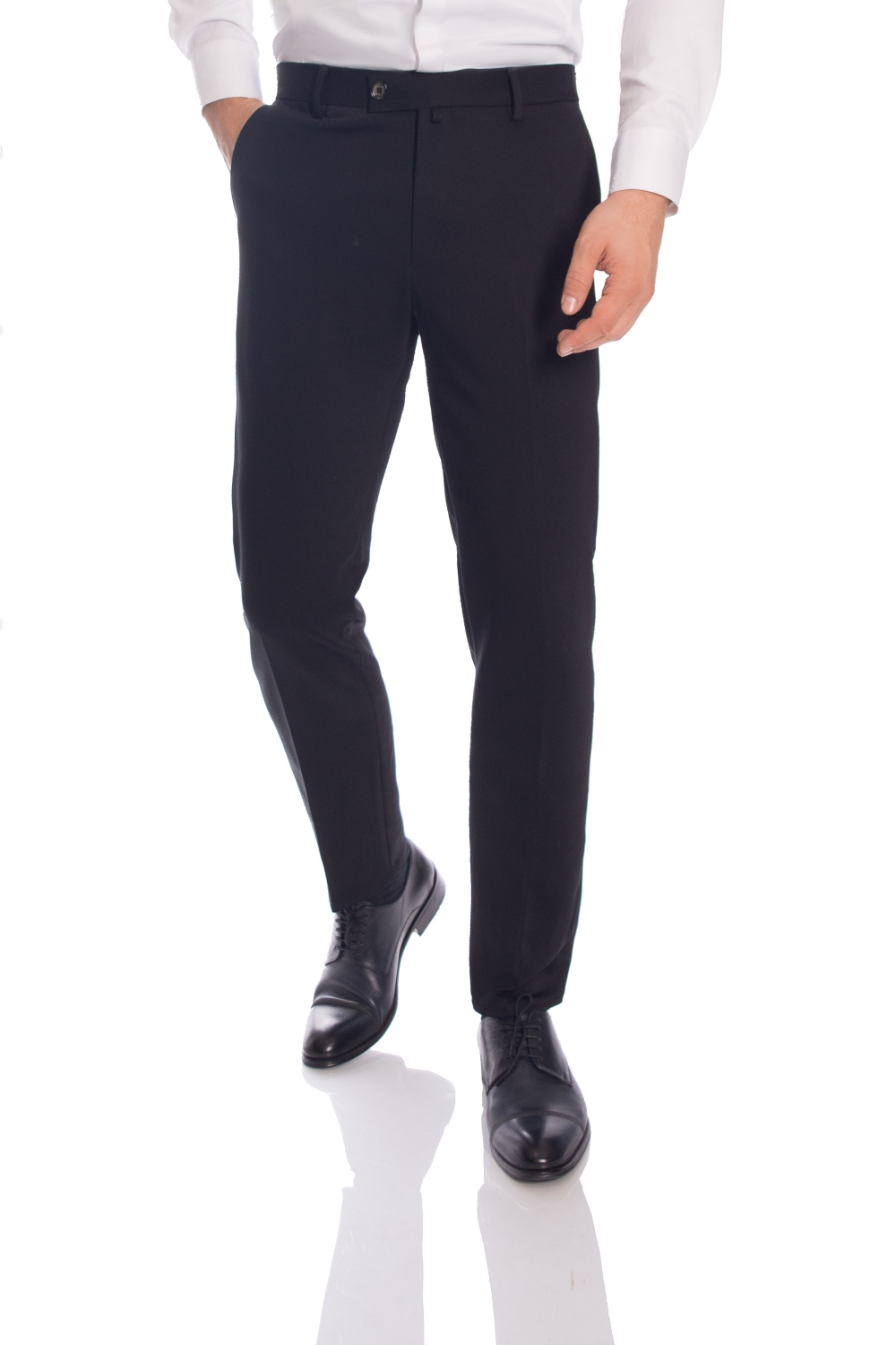 Pantaloni Negrii barbati Eleganti Max Fashion