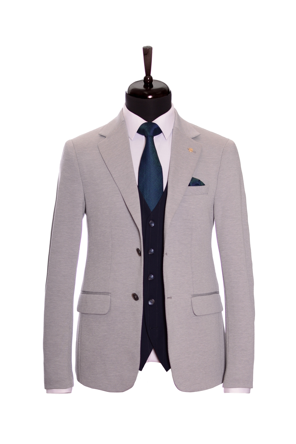 Sacou Gri Slim Fit MAX FASHION