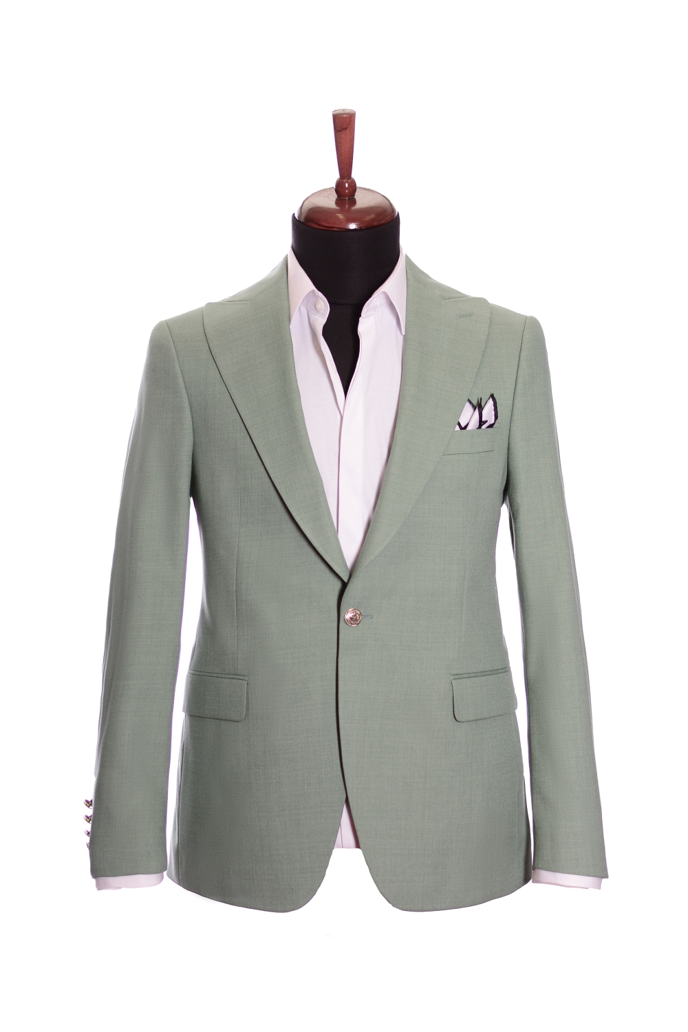 Sacou Verde maslina Slim Fit MAX FASHION barbati
