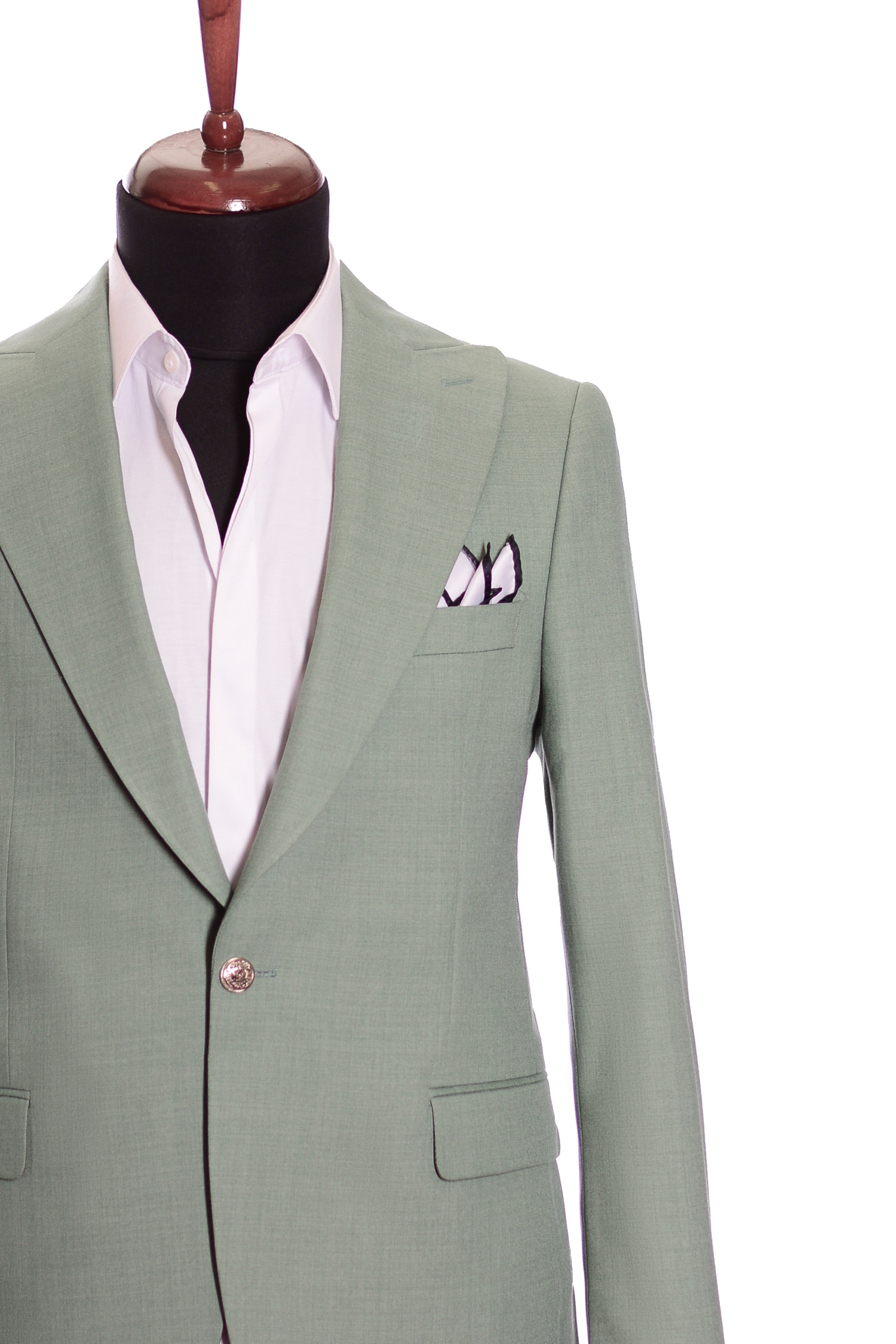 Sacou Verde maslina Slim Fit MAX FASHION barbati