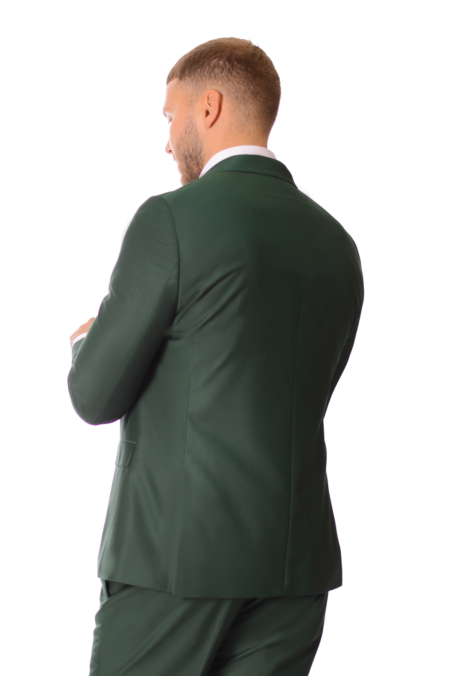 Costum Verde Barbati Max Fashion