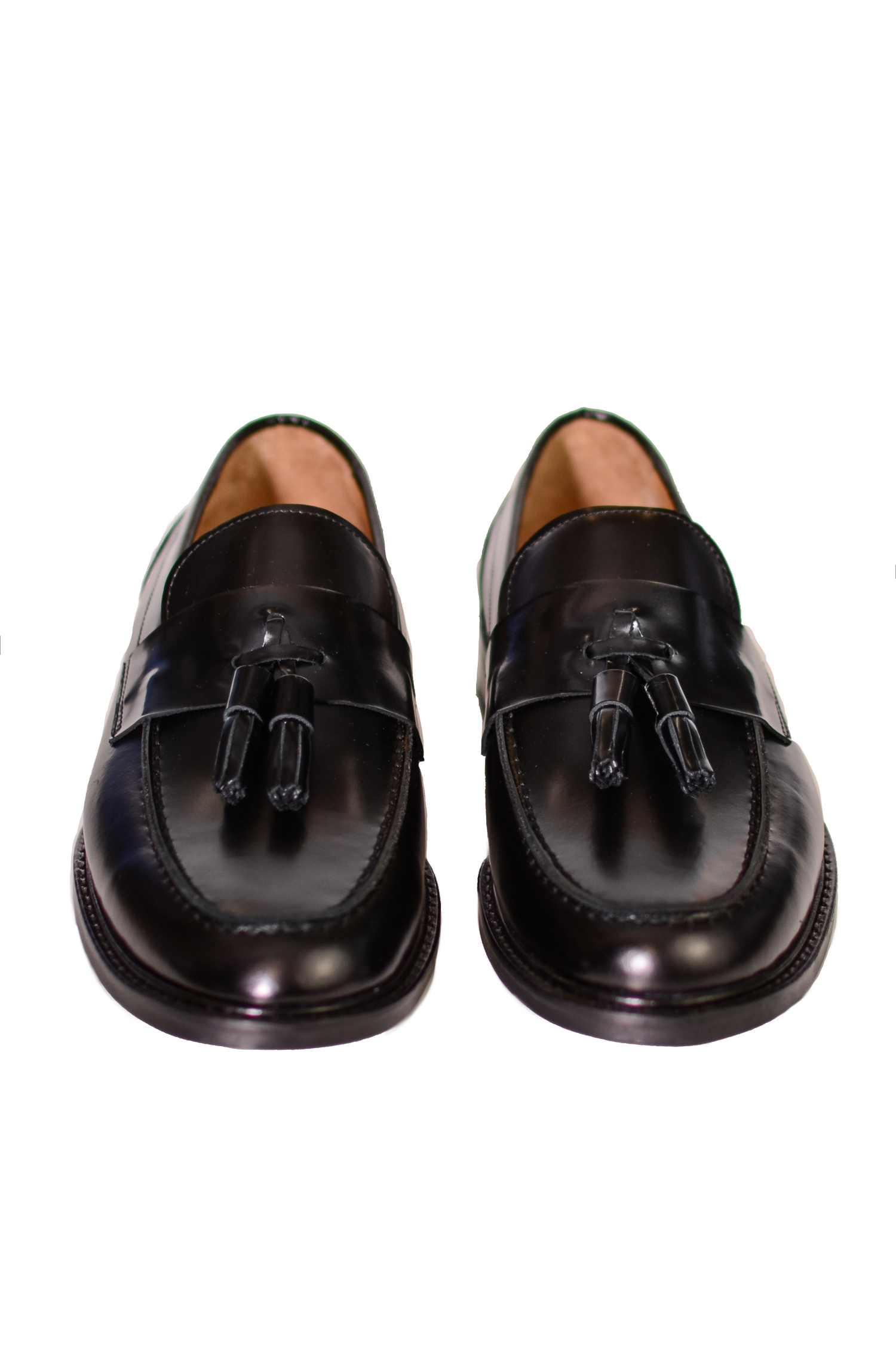Mocasini Negri Piele naturala bovina barbati eleganti luciosi