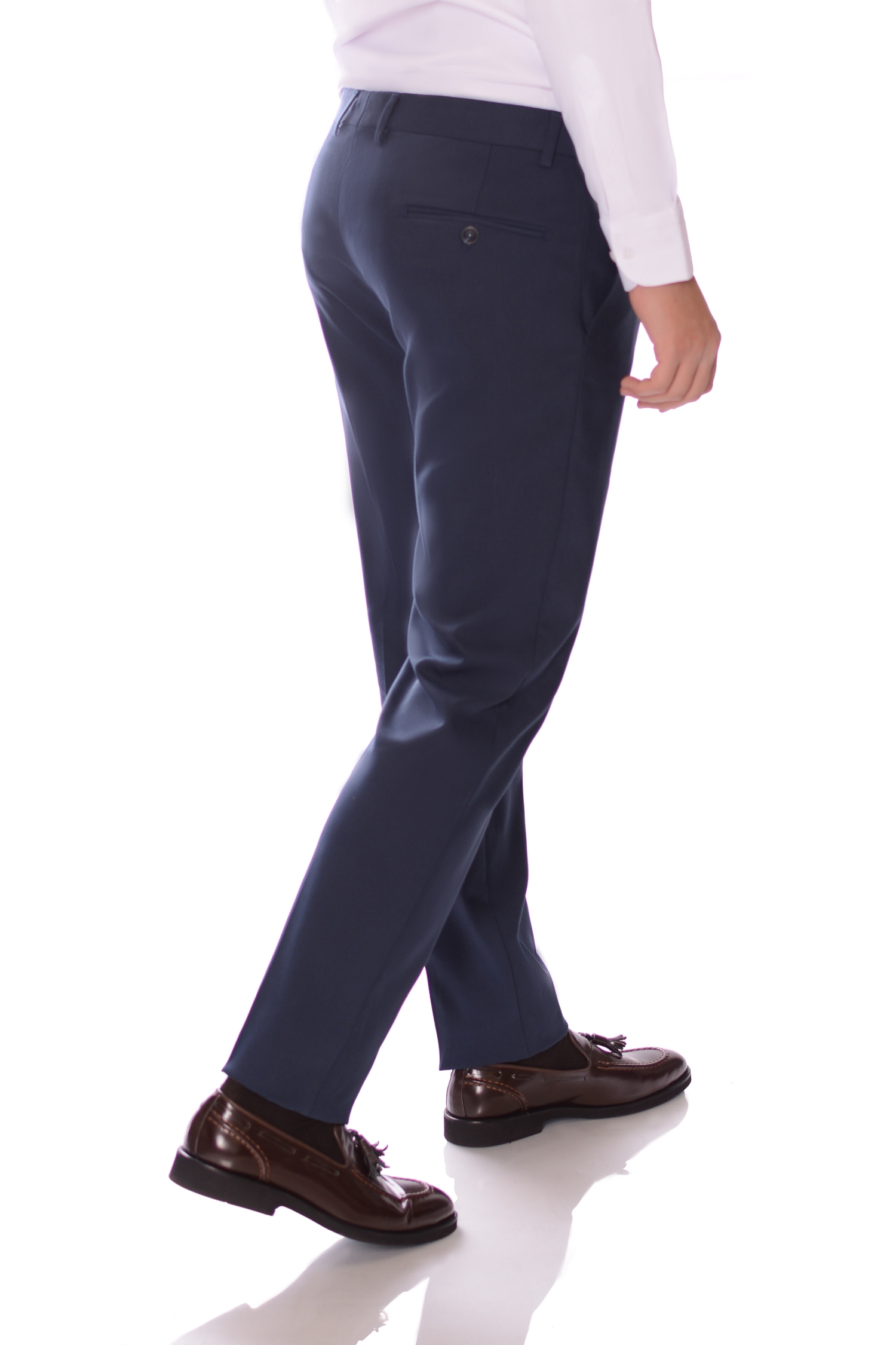 Pantaloni Bleumarin Eleganti Barbati Max Fashion