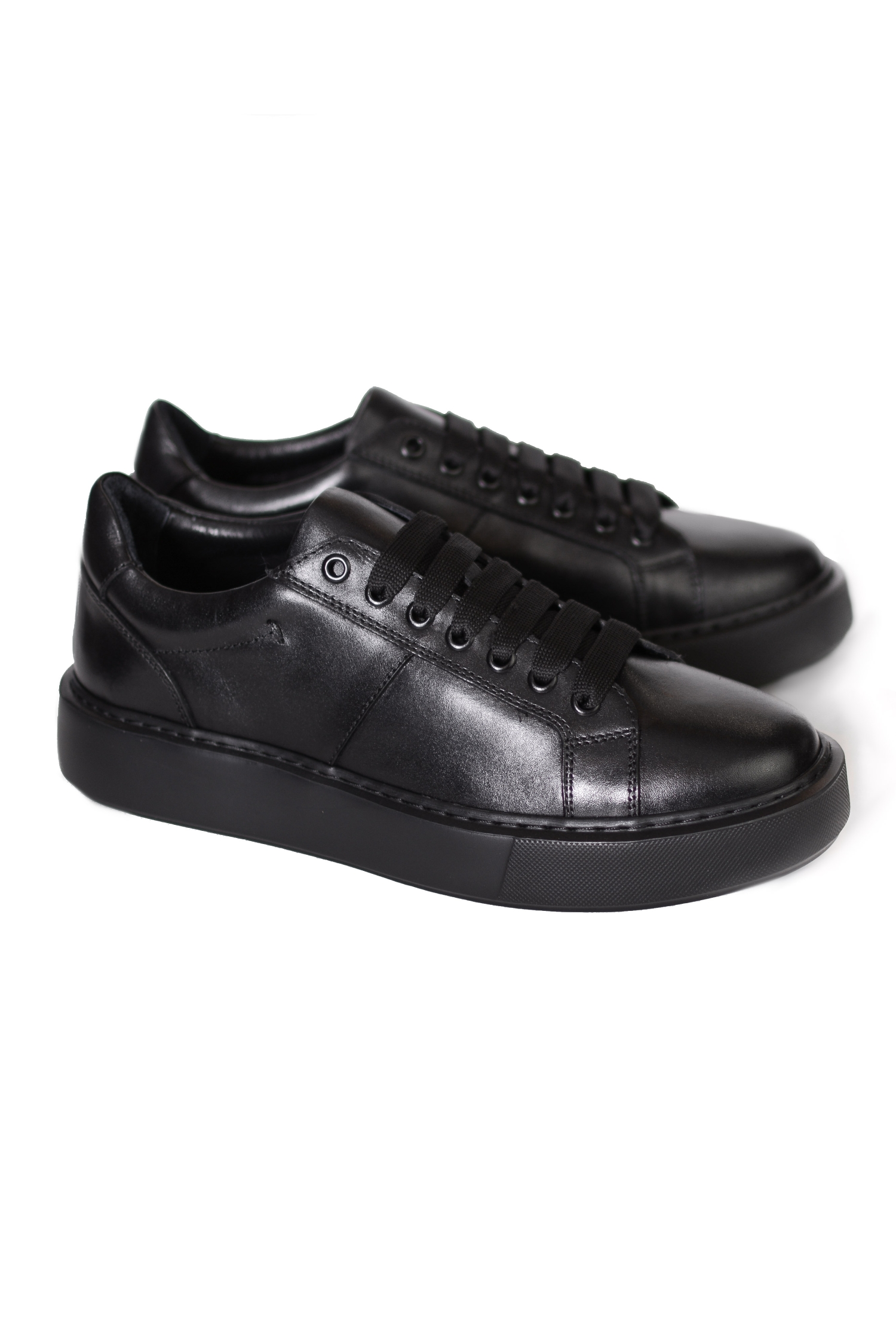Pantofi Casual Negri Snikers Barbati Max Fashion