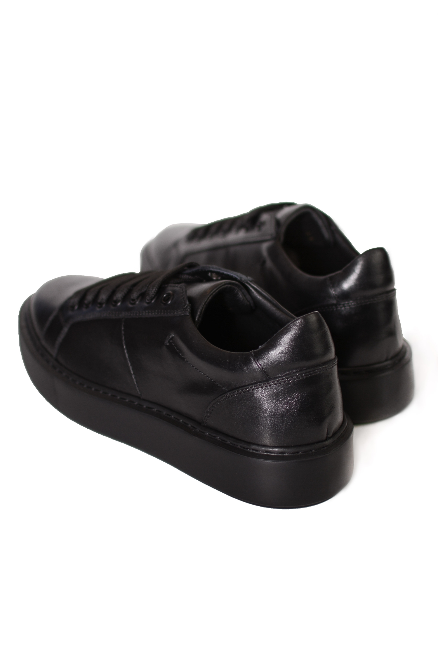 Pantofi Casual Negri Snikers Barbati Max Fashion