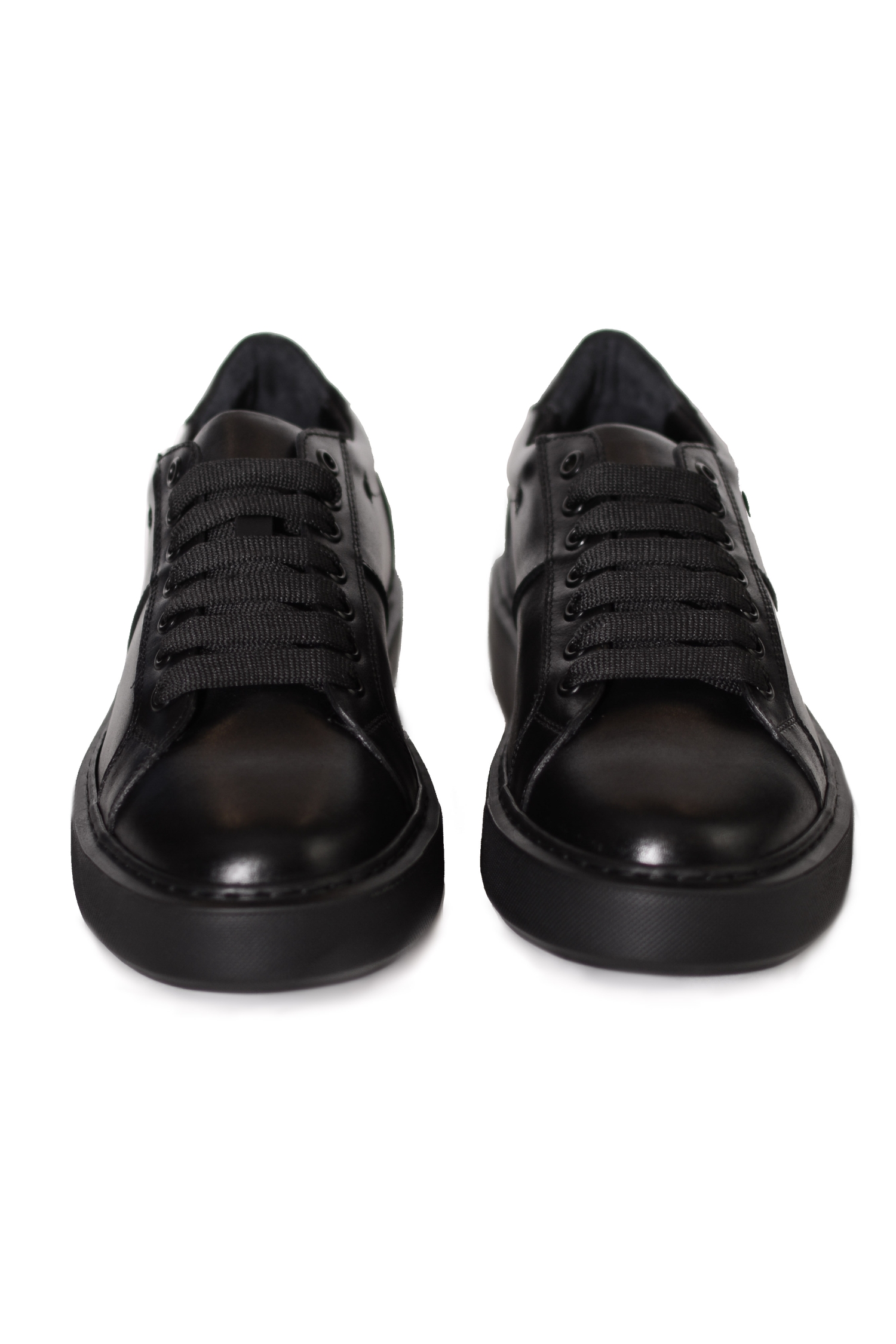 Pantofi Casual Negri Snikers Barbati Max Fashion