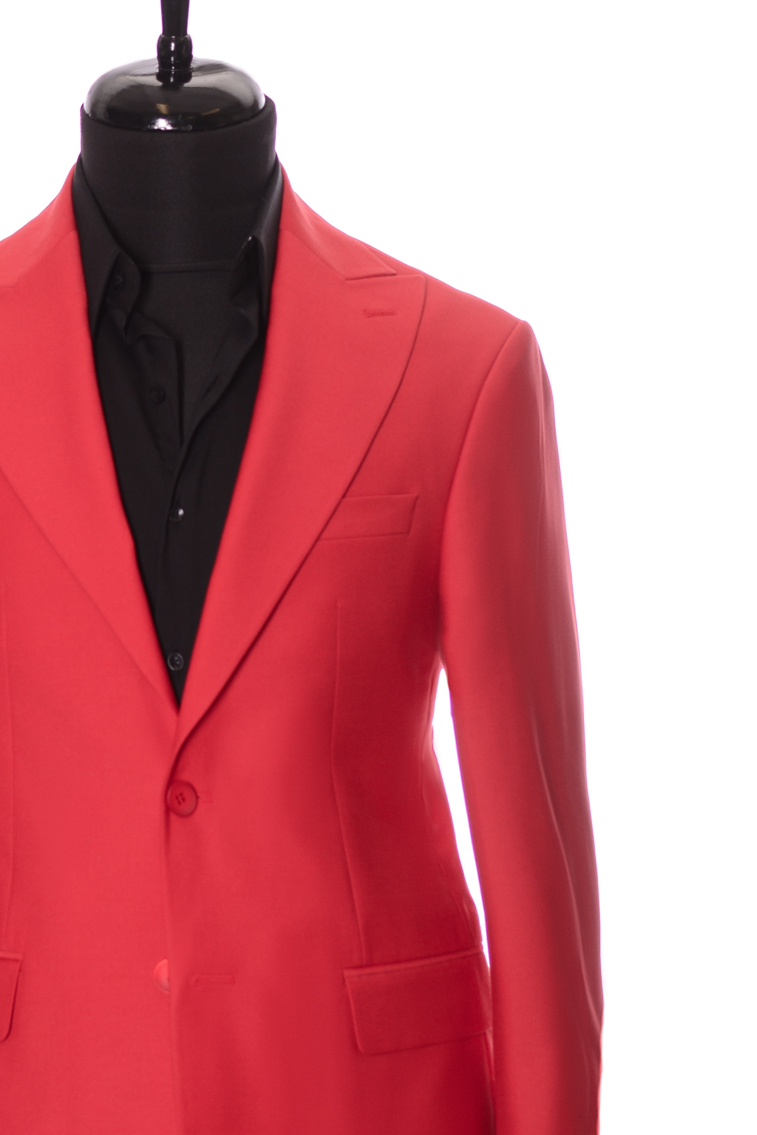 Sacou Rosu Slim Fit Barbati MAx Fashion