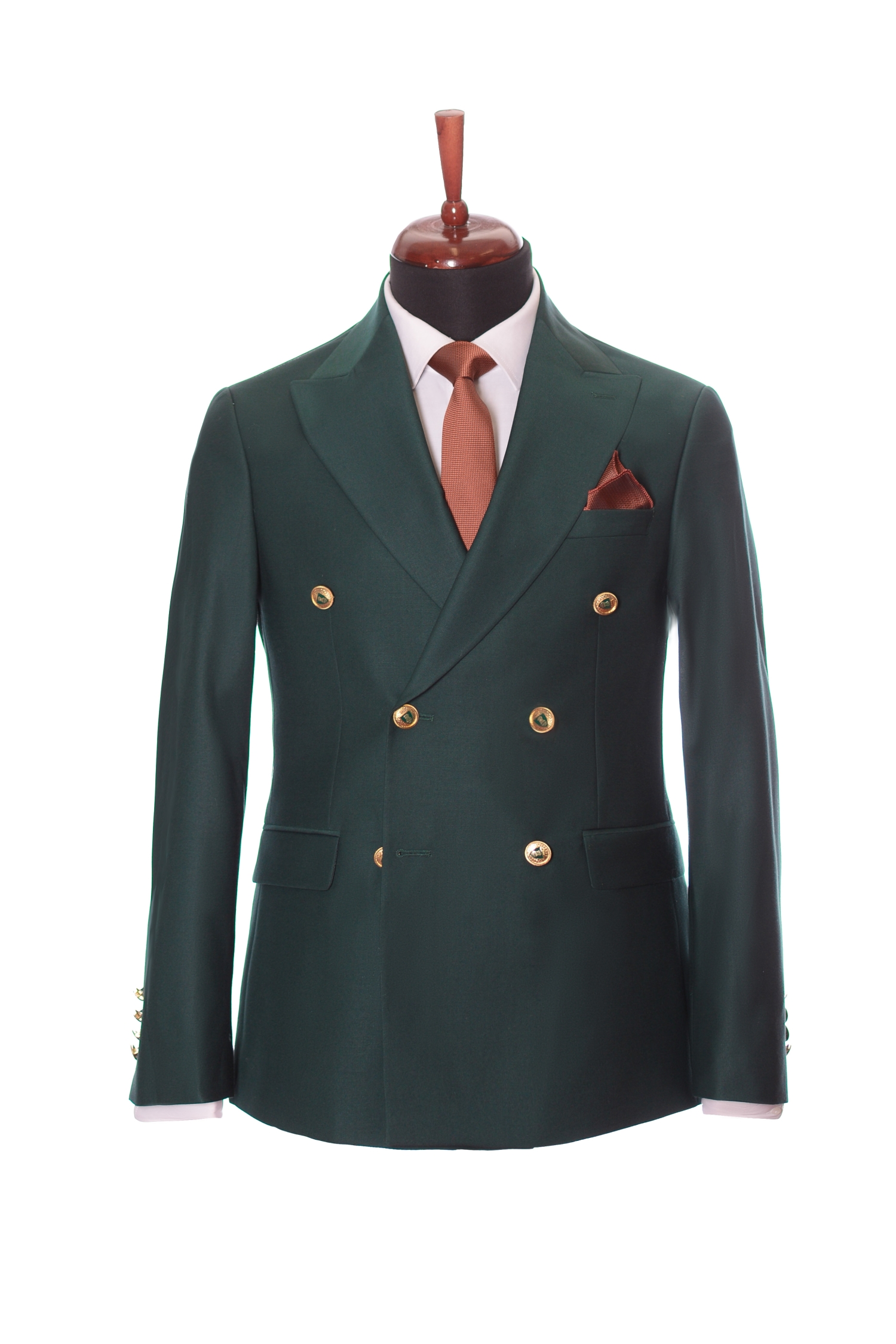 Sacou verde cu doua randuri max fashion barbatiSacou verde cu doua randuri max fashion barbati