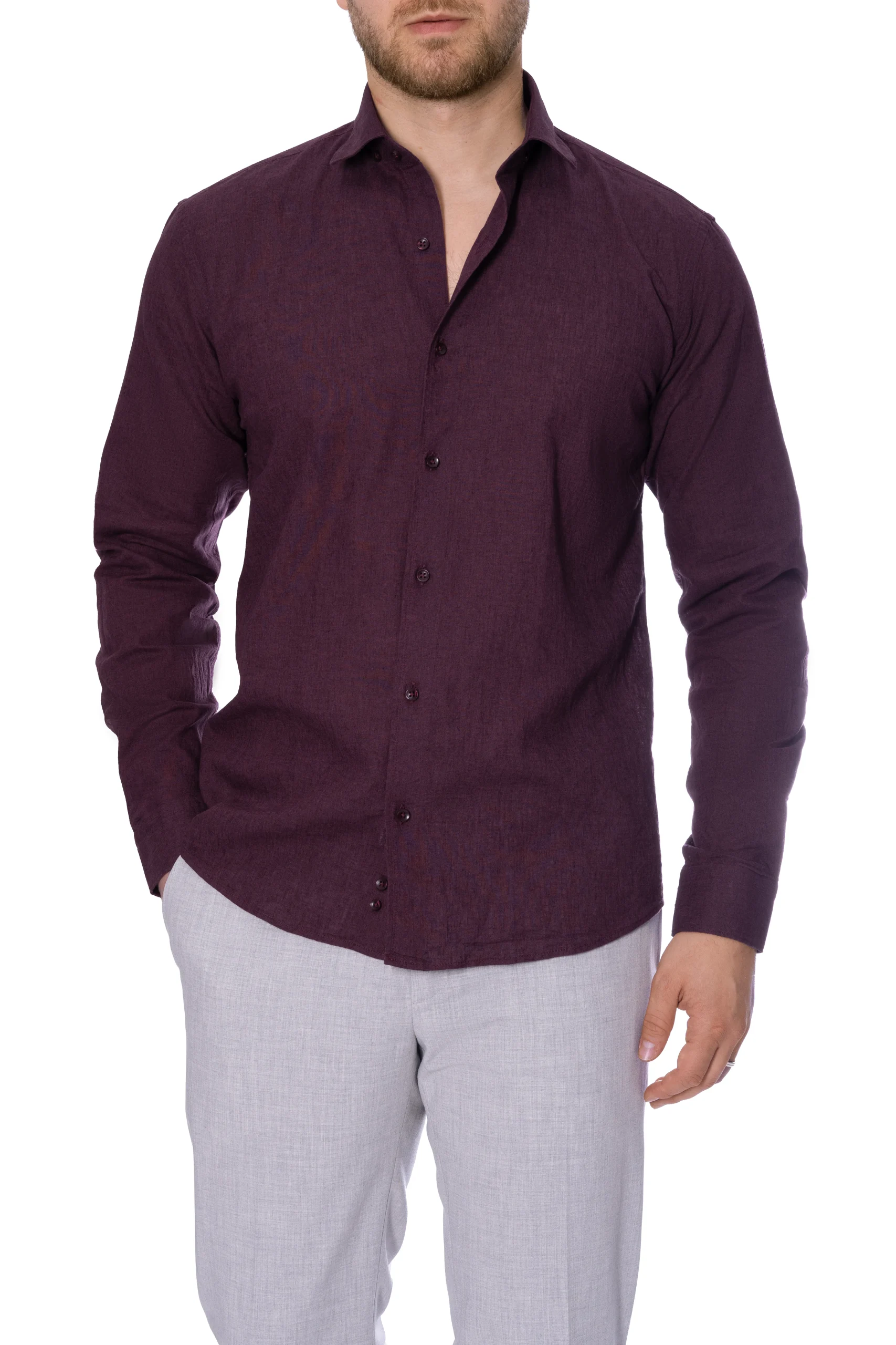 Camasa Bordo Din In Max Fashion Timisoara